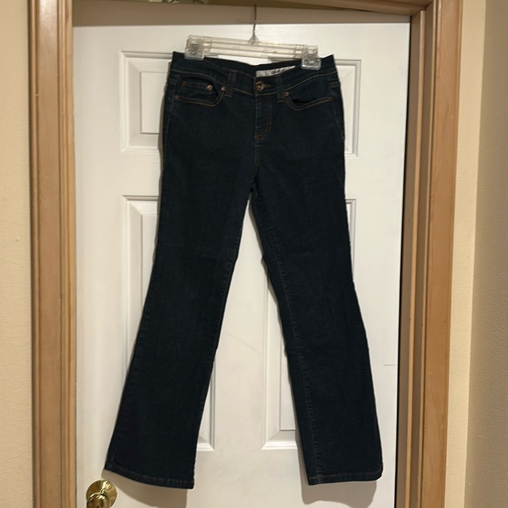 DKNY 6S jeans boot cut perfect condition indigo dark blue